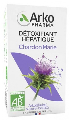 Arkopharma Arkogélules Chardon Marie Bio 150 Gélules