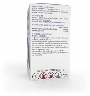 Arkopharma Arkogélules Ohdake Bio 150 Kapselia