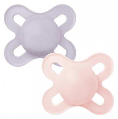 MAM 2 Originele Fopspenen Trendy 2-6 Maanden - Modellen: Lichtroze en mauve