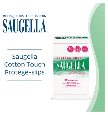 Saugella Cotton Touch Lot de 2 x 40 Protège-Slips