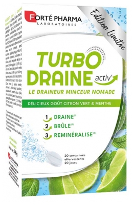 TurboDraine Activ' 20 Comprimidos Efervescentes