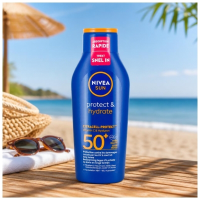 Nivea Sun Protect & Hydrate Sun Milk SPF50+ 400 ml
