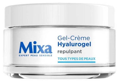 Mixa Hyalurogel Päivävoide Geeli-voide 24h Kosteutus 50 ml