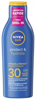 Nivea Sun Protect & Hydrate Lait Solaire Absorption Rapide SPF30 200 ml
