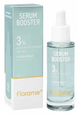 Florame mitrinošais seruma pastiprinātājs ar 3% dabisku poliglutamīnskābi Bio 30 ml