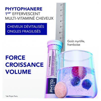 Phyto Phytophanère Cheveux et Ongles 30 Comprimés Effervescents