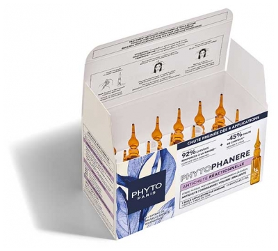 Phyto Phytophanère Reactionele Anti-Haaruitval Behandeling 12 x 5 ml
