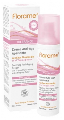Florame Tolérance Beruhigende Anti-Ageing Bio-Creme 50 ml