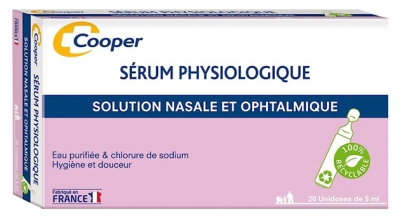 Cooper Soluzione Fisiologica 20 Monodosi da 5 ml