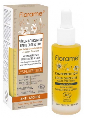 Florame Lys Perfection Sérum Concentré Haute Correction 30 ml