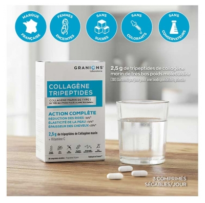 Granions Collagène Tripeptides 80 Comprimés