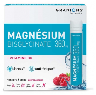 Granions Magnesium Bisglycinat 360 mg 10 Shots