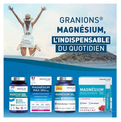 Granions Magnésium Bisglycinate 360 mg 10 Shots