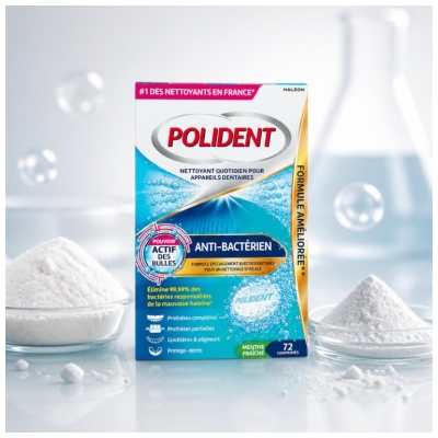 Polident Corega Antibakterijsko Čistilo 72 Tablet