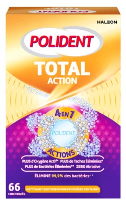 Polident Corega Azione Totale 4in1 Detergente 66 Compresse
