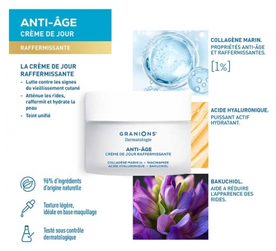 Granions Anti-Âge Crème Jour Raffermissante 50 ml