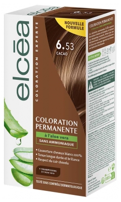 Elcéa Coloration Permanente à l'Aloe Vera 122 ml - Coloration : 6.53 Cacao