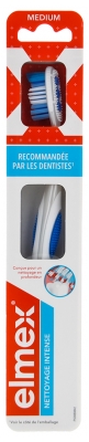 Elmex Intense Clean Tandenborstel Medium - Kleur: Donkerblauw