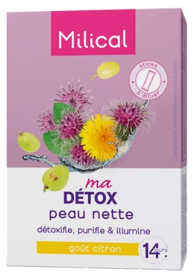 Milical Mein Detox Reine Haut 14 Sticks
