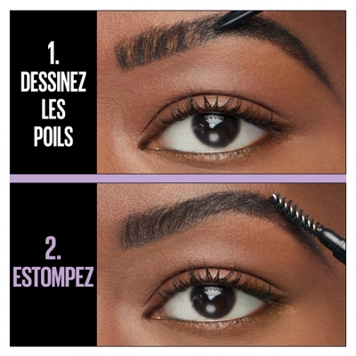 Maybelline New York Express Brow Ultra Slim Crayon à Sourcils Ultra Fin - Teinte : Black Brown