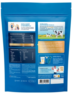 Nutri Co Wei Isolaat Native 1 kg - Smaak: Vanille