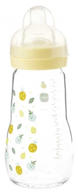 MAM Biberon Verre Premium 260 ml 2 Mois et + Débit 2 Moyen