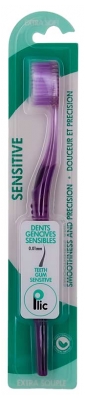 Periuță de dinți Extra-Moale Plic Dental Sensitive - Culoare: Violet