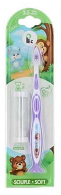 Periuță de Dinți Moale pentru Copii Plic Dental Kids 3-5 Ani - Culoare: Violet