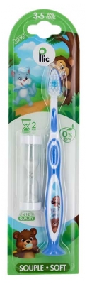 Plic Dental Kids Brosse à Dents Souple Enfant 3-5 Ans - Colore: Blu