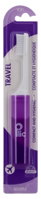 Plic Dental Cepillo de Dientes Suave de Viaje - Color: Blanco
