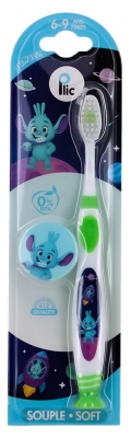 Cepillo de Dientes Suave Niño 6-9 Años - Color: Verde