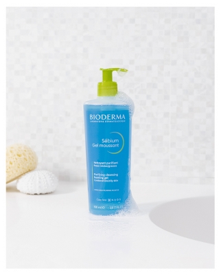 Bioderma Sébium Gel Moussant Attīrošs Tīrīšanas Želeja 500 ml