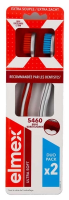Elmex Ultra Soft 2 Brosses à Dents Ultra Souple