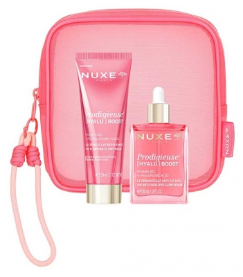 Nuxe Prodigieuse [Hyalu] Boost Crema Repară și Iluminează 50 ml + Serul Iluminator Anti-Pete 30 ml