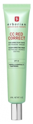 Erborian CC Red Correct Tratament Corector Colorat SPF30 40 ml