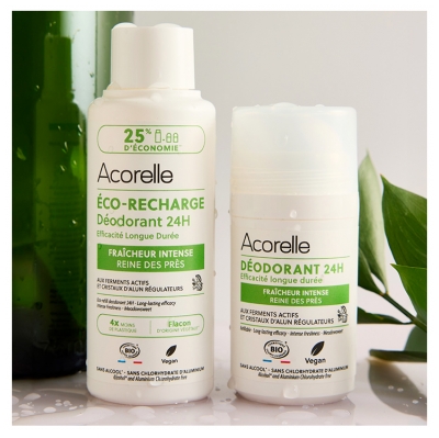 Acorelle Desodorizante 24H Frescura Intensa Recarga Bio 50 ml