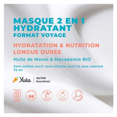 Energie Fruit Masque 2 en 1 Hydratant Démêlant Monoï & Macadamia Energie Fruit 75ml