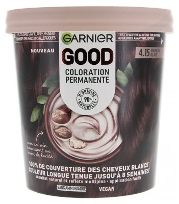 Garnier Good Coloration Permanente Sans Ammoniaque 160 ml - Coloration : 4.15 Marron Glacé