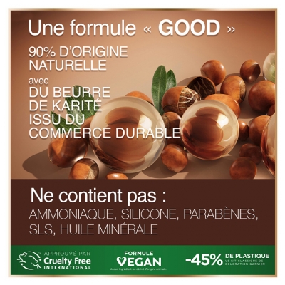Garnier Good Coloration Permanente Sans Ammoniaque 160 ml - Coloration : 8.0 Blond Miel
