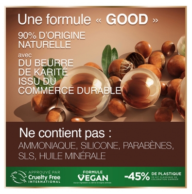 Garnier Good Coloration Permanente Sans Ammoniaque 160 ml - Coloration : 10.14 Blond Très Clair Camomille
