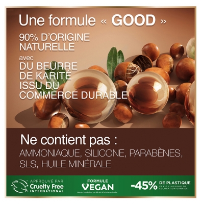 Garnier Good Coloration Permanente Sans Ammoniaque 160 ml - Coloration : 3.12 Châtain Foncé Myrtille