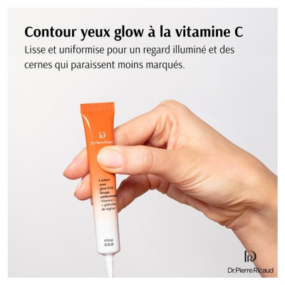 Dr Pierre Ricaud Contour Yeux Glow Éclat Lissage Uniformisation 15 ml
