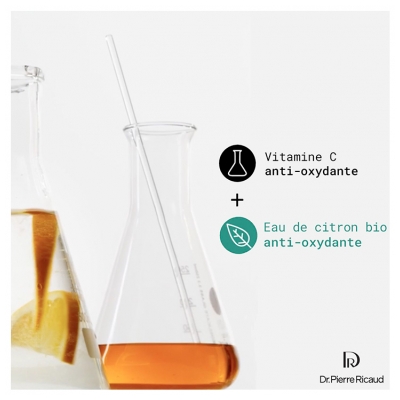 Dr Pierre Ricaud Masque Glow à la Vitamine C et à l'Eau de Citron Bio 50 ml