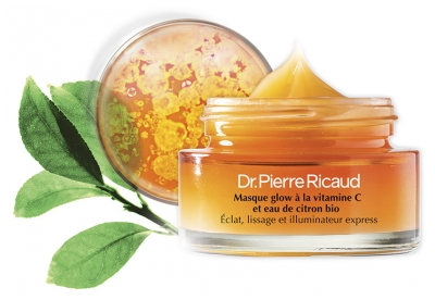 Dr Pierre Ricaud Maska za sijaj z vitaminom C in bio limoninim sokom 50 ml