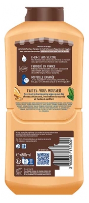 Dop Shampoo 2i1 Meget Nærende Arganolie 480 ml