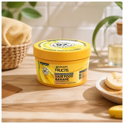 Garnier Fructis Hair Food Banană Mască Nutritivă 320 ml