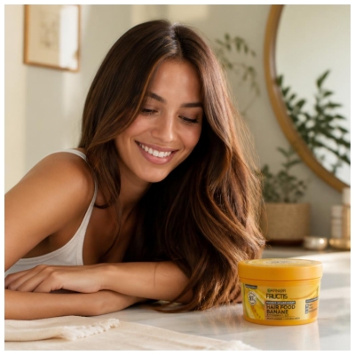 Garnier Fructis Hair Food Banană Mască Nutritivă 320 ml