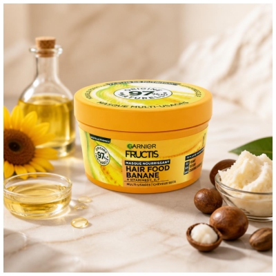 Garnier Fructis Hair Food Banană Mască Nutritivă 320 ml
