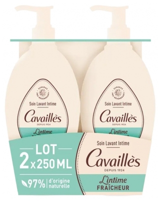 Cavaillès Cuidado de Limpeza Íntima Frescura Pack de 2 x 250 ml