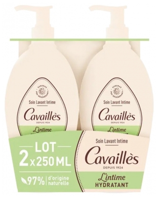 Cavaillès Vlažilno intimno čistilno sredstvo, paket 2 x 250 ml